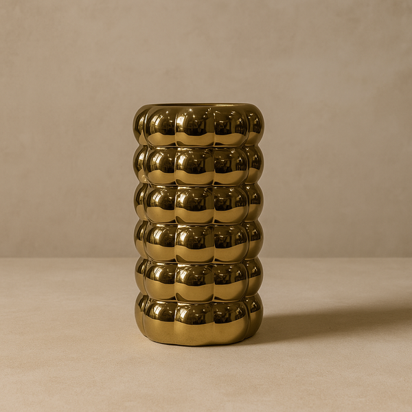 Golden Bubble Vase
