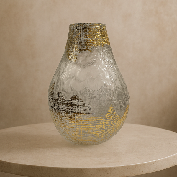 Luxe Skyline Glass Vase