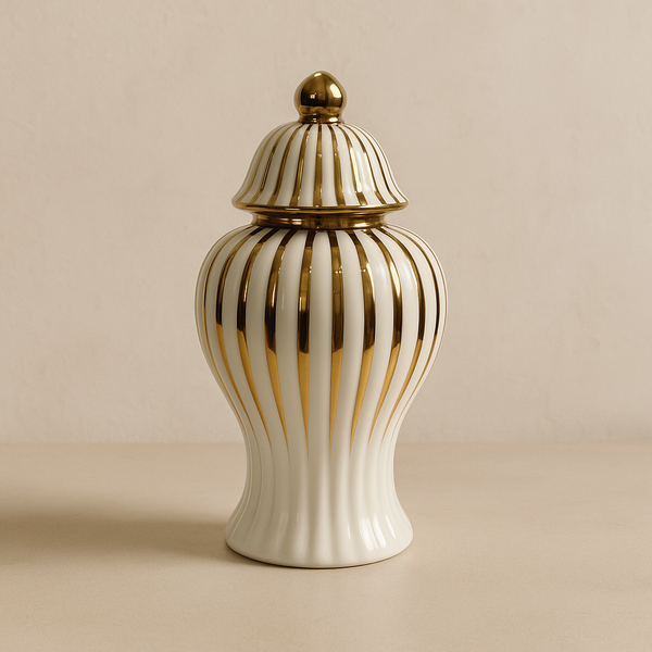 Opulent Goldwave Jar